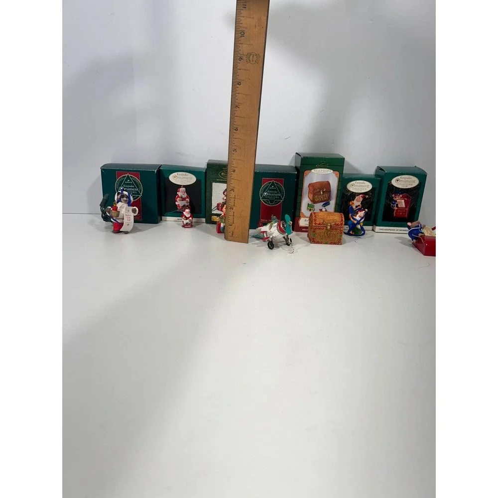 Hallmark Keepsake Ornament Collector's Club Lot 1990s Vintage Santa Elf Rodney
